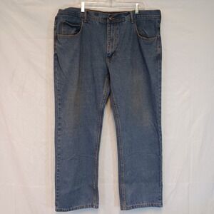 Key Mens 40x30 Jeans‎ Relaxed Fit Denim Blue 100% Cotton Workwear Farm #4